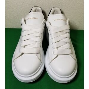 Alexander McQueen 553770 Oversized Sneakers Black White Size 36 1/2 Italy US 6.5